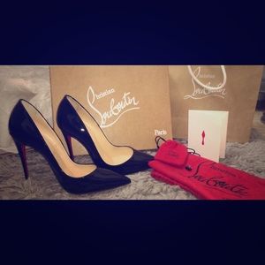 Christian Louboutin So Kate 120 Patent Black 37.5
